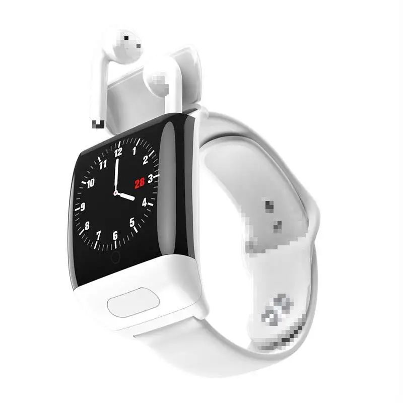 New 2in 1 Smart Watch With Earphone Heart Rate Measure Blood Pressure Oxygen Monitoring Smartwatch G36 Wireless Earbuds Bracelet
