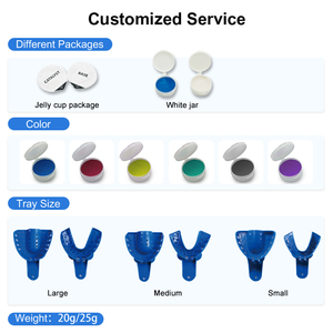 Nụ Cười Tìm Răng Làm Trắng Đúc Khay Putty Cao Cấp Nha Khoa Silicone Giá Trị Tốt Nhất Polyvinylsiloxane Ấn Tượng Vật Liệu - Product Image 5