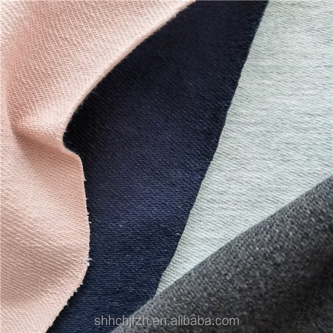 95% Cotton 5% Elastane French Terry Fabric - Stretch & Comfort