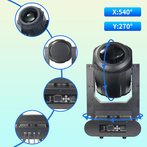 Projecteur à tête mobile DMX étanche IP55 230W 350W 380W 420W pour extérieur, idéal pour bâtiments et parcs - Product Image 3