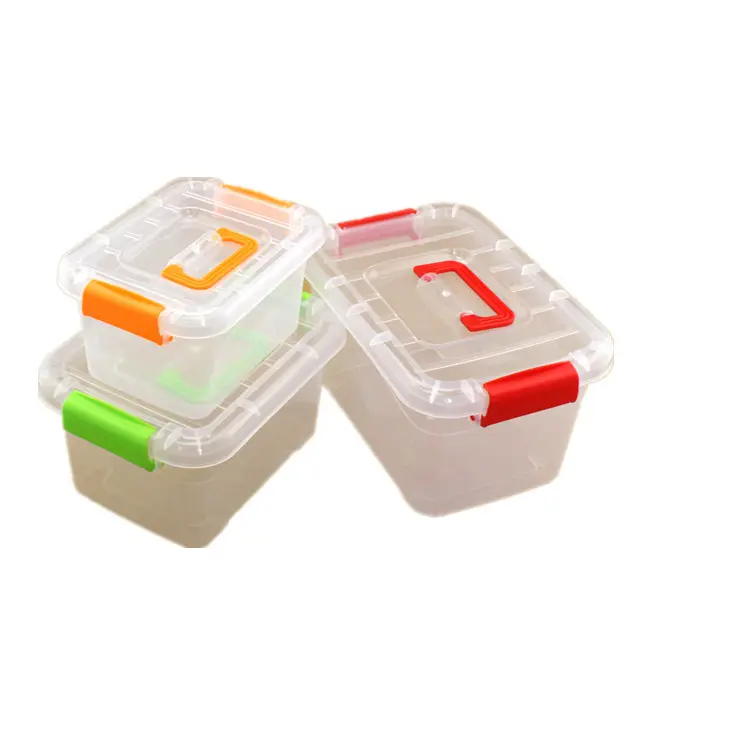 3 Sizes Pp Transparent Plastic Cases Children Toy Stationery Set Snack Combination Storage Box