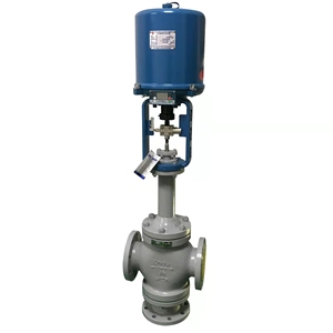 Válvula Reguladora Eléctrica <span class=keywords><strong>de</strong></span> Tres Vías <span class=keywords><strong>de</strong></span> Confluencia Shunt, Mejor Precio, Válvula <span class=keywords><strong>de</strong></span> Control <span class=keywords><strong>de</strong></span> Tres Vías WCB para Calderas <span class=keywords><strong>de</strong></span> <span class=keywords><strong>Gas</strong></span> - Product Image 1