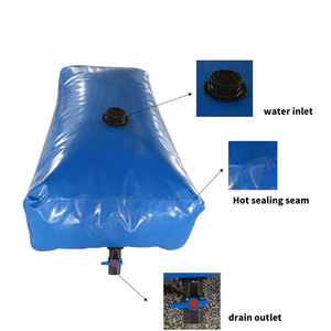 Serbatoio Pieghevole in PVC da 5000L, Contenitore Flessibile Portatile per Stoccaggio Acqua Non Potabile - Product Image 2