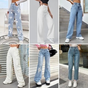 Lots en gros de jeans vintage les plus populaires, jeans slim d'occasion - Product Image 3