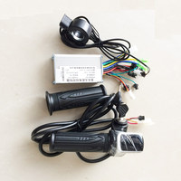 Contrôleur BLDC 24-48V 350W avec frein électronique linéaire, fonction d'apprentissage automatique et de marche arrière, pièces de mise à niveau pour trottinette électrique