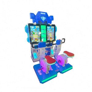 Grand équipement de jeu vidéo interactif parent-enfant pour un joueur, matériel de cyclisme en acrylique pour lieux intérieurs - Product Image 4