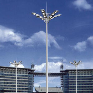 Modernes Design Hochmast-Überflutungsbeleuchtung verzinkter Hochmast Straßenlichtmast - Product Image 4