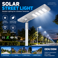 Lampe solaire LED intelligente d'extérieur XIUBEN pour l'éclairage routier, tout-en-un, batterie LiFePO4, MPPT, lampe solaire automatique