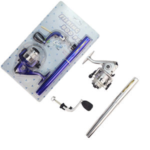 Fabricante al por mayor cañas de pescar de pluma pequeña y carretes giratorios <span class=keywords><strong>cana</strong></span> de pescar de bolsillo - Product Image 1