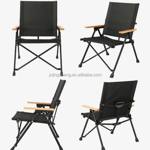 Silla de pesca de ocio de Metal plegable portátil para exteriores, silla de playa para acampar - Product Image 2