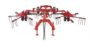 คราดหญ้าแบบ PTO ขับเคลื่อนหนักสำหรับรถแทรกเตอร์ที่มีกลไกการคราดแบบหมุนที่มีประสิทธิภาพ - Product Image 2