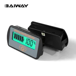 Baiway LY7S 12V 24V 36V 48V 60V LCD batería Coulomb medidor Monitor Digital plomo ácido batería carga descarga capacidad probador