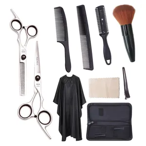 Haars ch neides chere/-schere Set 6 ''AQIABI Ausdünnung schere Friseurs chere Friseur Cape A1001 Hot Sell Home