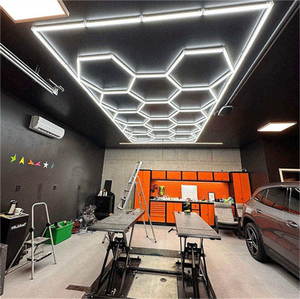 <span class=keywords><strong>Prix</strong></span> d'usine de l'automobile LED de garage 14 lumières hexagonales Lampe de barbier pour lumière décorative de garage - Product Image 5