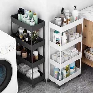 Organizador de cocina móvil de <span class=keywords><strong>3</strong></span> niveles para el hogar, herramienta rodante, carrito de almacenamiento, carros de utilidad, estante de almacenamiento móvil, organizador de cocina - Product Image 4