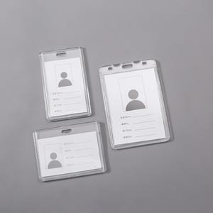 צד כפול שקוף כרטיס גישה לעבודה של עובד כיסוי שרוול כרטיס עבודה של העובד - Product Image 2