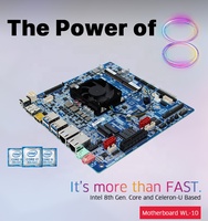 Placa Base Maxtang Mini-ITX Intel Whiskey Lake-U de 8.ª Generación, 2DDR4, HDMI14, Placa Base para Servidor, Socket Intel G2, GPIO, Win10, Linux