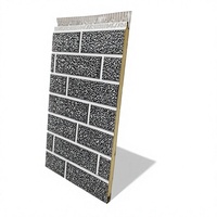 Panneaux sandwich en mousse de polyuréthane pour mur extérieur, résistants au feu, imperméables, écologiques, isolation PU pour chambre froide