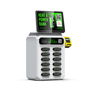 12 Ranuras <span class=keywords><strong>Compartir</strong></span> Power Bank Station Alquiler de batería Pos Pay Pantalla personalizable Contenido publicitario Estación de carga de teléfonos móviles - Product Image 5