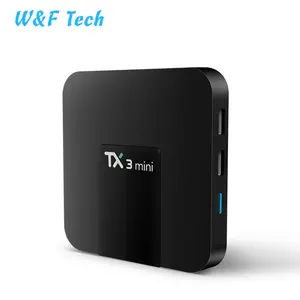 تي في بوكس أندرويد TX3 البسيطة 2G 16G Amlogic S905w الروبوت 9.0 4K 2.4G Wifi دعم OEM شعار G-oogle مربع التلفزيون الذكية