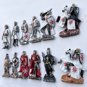 Cross-<strong>Border</strong> Supply: Medieval Teutonic Knights, <strong>Soldiers</strong>, Heavy Armor, European Travel Commemorative Three-Dimensional Magnet - Product Image 2
