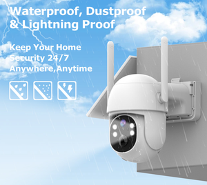 2k वायरलेस आउटडोर सुरक्षा कैमरा मोes-4g lte सौर संचालित, अंतर्निहित वीसिम कार्ड, रंग रात दृष्टि और आई मोशन डिटेक्शन - Product Image 2