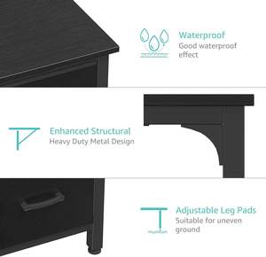 שולחן המחשב המודרני הנמכר ביותר עם ארון הגשת זה יכול לשמש הן הגדרות הבית והן במשרד - Product Image 6