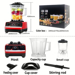 Mixeur Commercial 2-en-1 Haute Performance 4500W, Grande Capacité 2L, Broyeur Robuste Portable pour Smoothies et Glace Pilée - Product Image 4