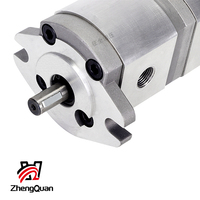 Zhengquan HGP série HGP-111A-F8/8/8R triple pompe à engrenages hydraulique haute pression fabricants de pompes à huile spot offre chaude