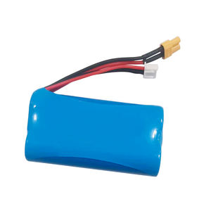 JST Molex TE 7.4 ile özelleştirilmiş 2S1P 18650 V lityum iyon batarya 2000 paket 3500mAh için AMP konektörü mAh kapasite - Product Image 3