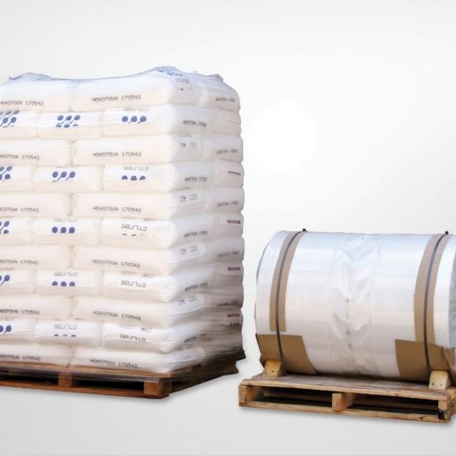 Упаковочная пленка на поддоны машины