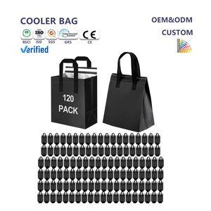 Eco-Friendly Non-Woven Open Top Coffee Milk Tea Takeaway Packaging Insulated Disposable Color Cooler Bag - Product Image 1
