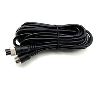Interconnexion des systèmes d'automatisation Câble moulé par extension à 4 positions Connecteur droit à code A Câble m12 à 4 broches