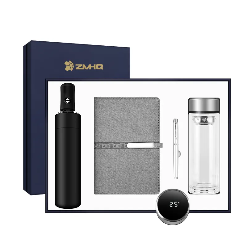 Custom logo Business anniversary Gift Promotional 6 in 1 Corporate luxury Gift set