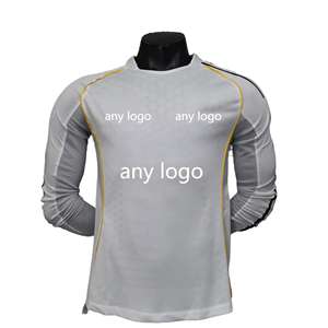 Camiseta de Fútbol del Real Madrid para Jugador 25-26, 100% Poliéster, Cuello Redondo, Manga Corta, Secado Rápido, Unisex, Adulto, 220g, Nombre del Equipo - Product Image 1