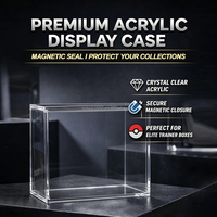 Boîte de Présentation Magnétique pour Cartes de Collection TCG - Édition Spéciale 30ème Anniversaire - Boîte de Rangement en Acrylique pour Cartes Elite Trainer Box