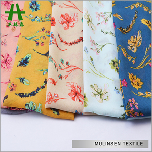 Mulinsen Dệt Giá Rẻ Dệt In Xoắn 100% <span class=keywords><strong>Polyester</strong></span> Vải Voan - Product Image 4