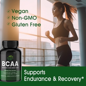 OEM ODM Vente à Chaud Suppléments de Gain de Poids d'Acides Aminés à Chaîne Ramifiée Capsules de BCAA - Product Image 3