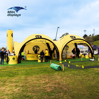 Tente gonflable de publicité imperméable de dôme d'air d'événement de sports motorisés extérieur de gazebo X