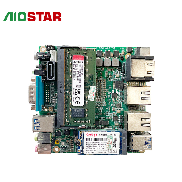 Gemini Lake Mini ITX Motherboard Computer New DDR4 Memory Gigabit Network Interface CPU Without Fan Heat Dissipation Design