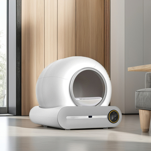 智能自动猫砂盒高边塑料筛分猫厕所旅行托盘小猫猫沙 - Product Image 1