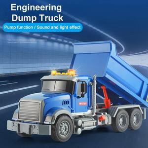 Multi-function Plastic Inertia <strong>Lorry</strong> Friction <strong>Toy</strong> Vehicle Dump Truck Construction <strong>Toy</strong> Car With Light Music Pump - Product Image 6