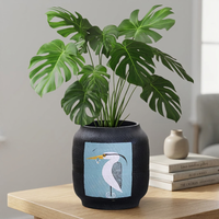 Dekorasi Ruang Tamu Bergaya Modern Pot Bunga Hitam Dekoratif Penanam Tanaman Rumah Dalam Ruangan Penyangga Meja Kantor Tanaman Hias Meja