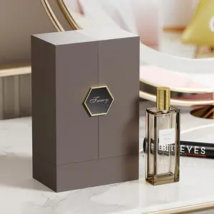 Embalaje de perfume de lujo, caja de forma especial con logotipo personalizado, caja de cosméticos