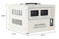 220v SVC 1000W 2000W 5000W 1KVA 2KVA 5KVA Servo moteur Régulateur de puissance AC Stabilisateur de tension automatique