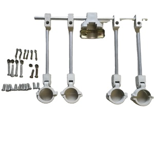 Soporte para Antena Parabólica KU, Soporte de Aluminio/Plástico para 5 LNB de Banda Ku, Soporte para Antena Satelital, Soporte para Múltiples LNB - Product Image 4