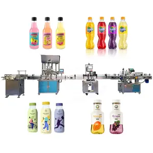 ORME Máquina comercial de enchimento de garrafas de vodka para refrigerantes de quatro cabeças, suco de gravidade, 500ml