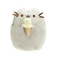 Peluche lestée super douce, populaire, en forme de chat gris mignon, style dessin animé, en forme de biscuits, crème glacée, sushi, jouet pour bébé, pour le confort du bébé