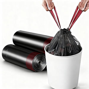 Üretici ucuz çevre dostu 81.5x110.5cm büyük rulo çöp torbası ağır plastik biyobozunur çöp torbası - Product Image 6