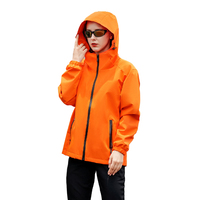 Fabrication sur mesure en usine Manteau de printemps à capuche Veste Imperméable Coupe-vent Vestes d'extérieur pour hommes Soft Shell Sports